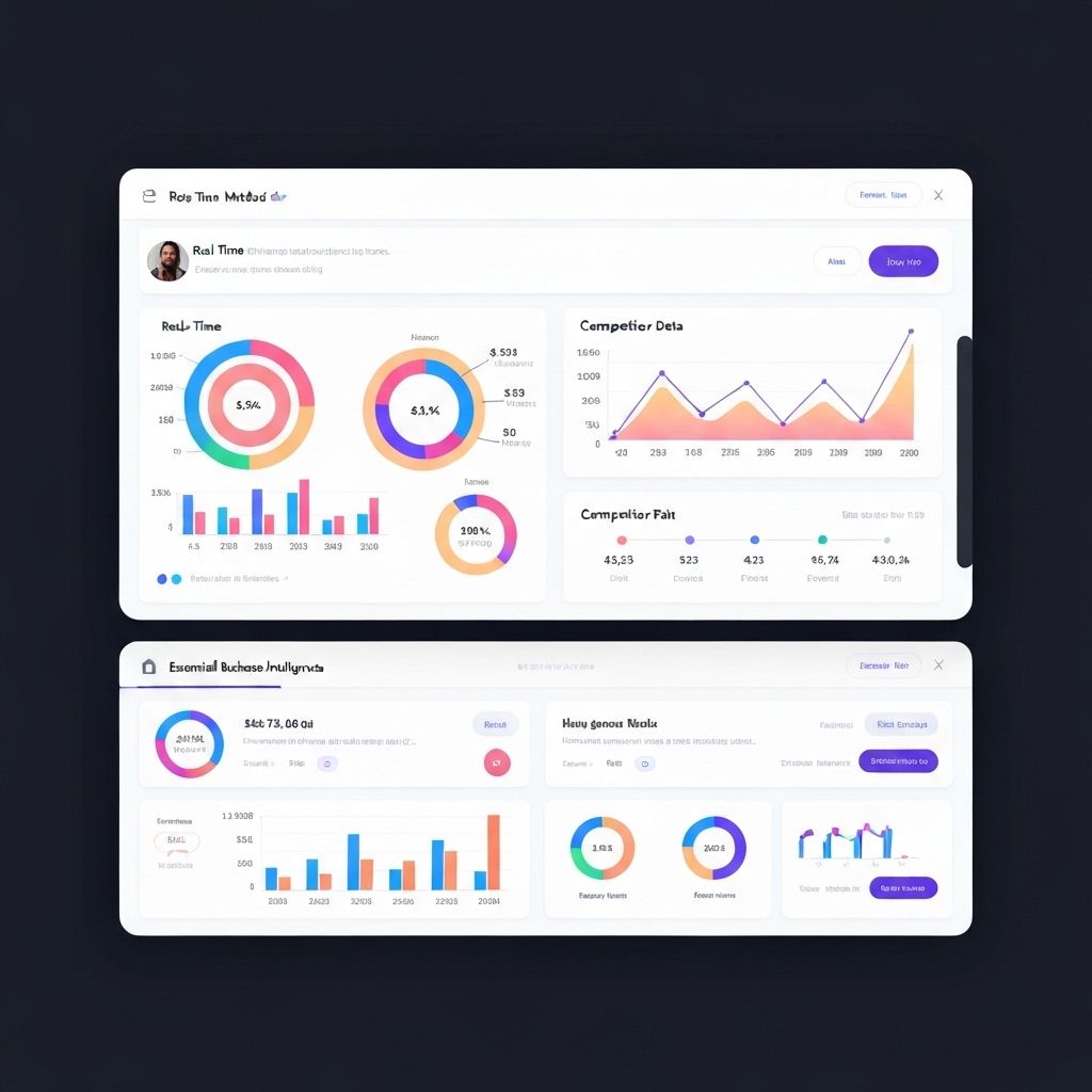 AI-powered analytics dashboard with market insights